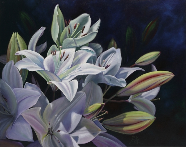 " Lilies and Light II "